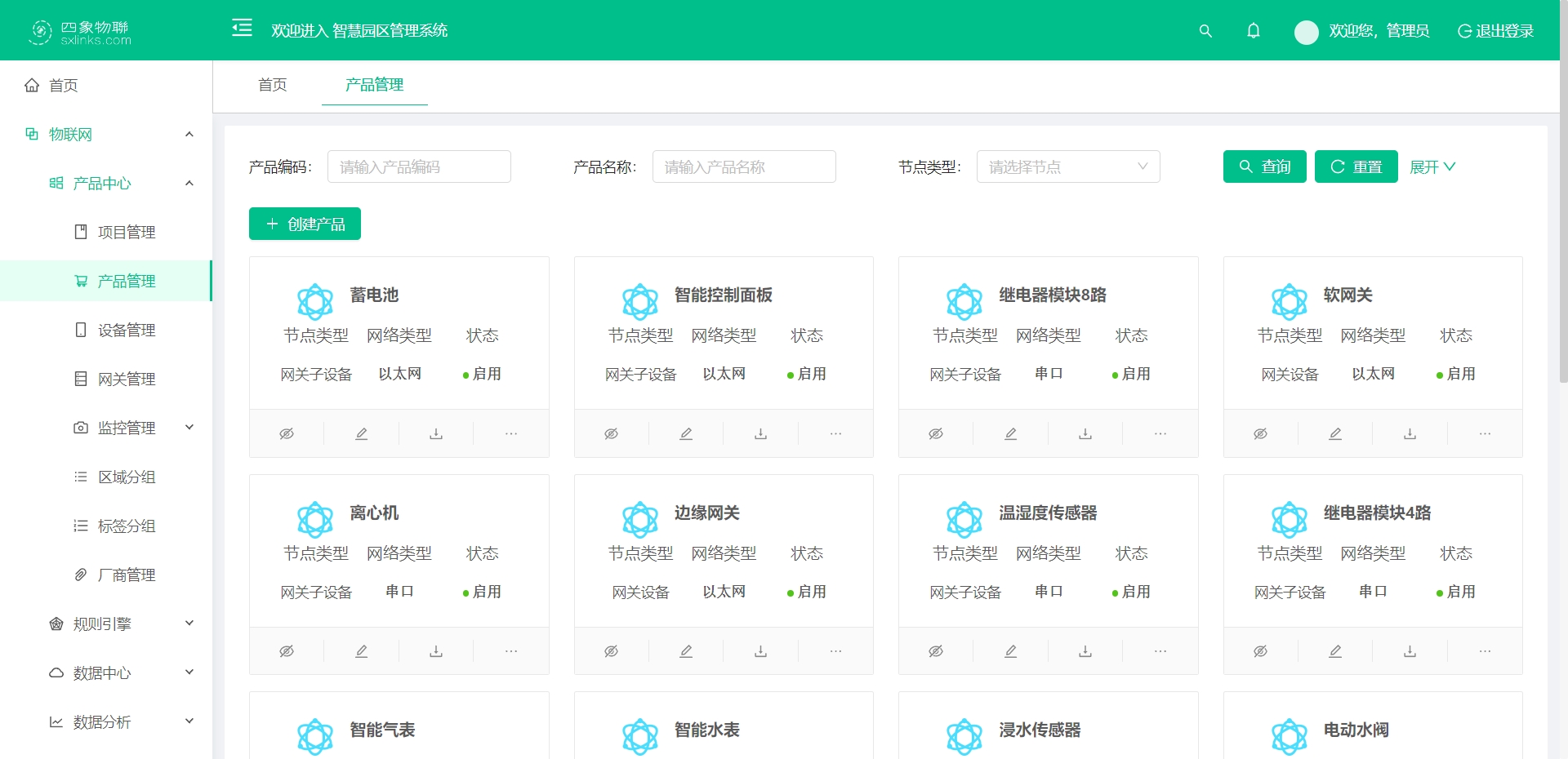 产品管理_列表